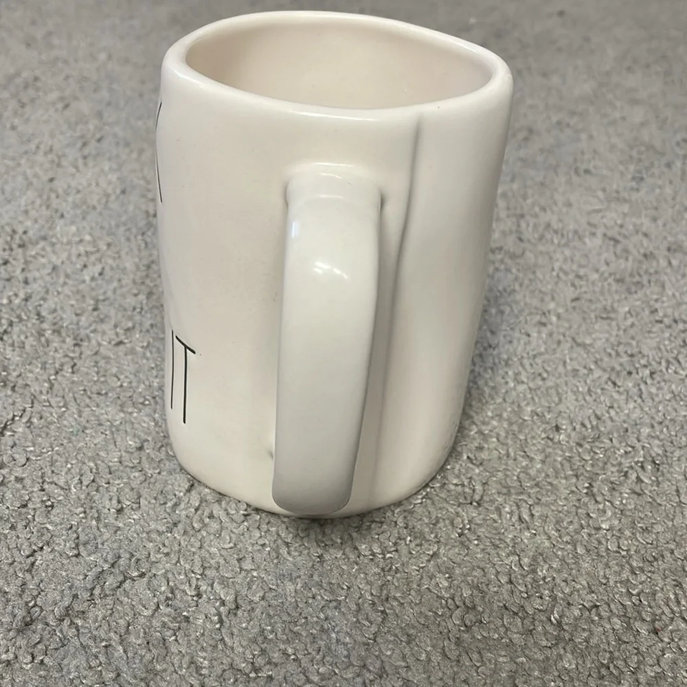 Rae Dunn By Magenta White Ceramic “Look Ma I Made It” Coffee Mug